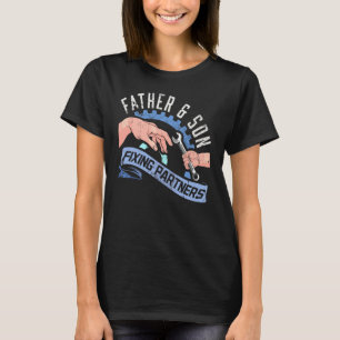 Father And Son Father's Day Diesel Mechanic Dad La T-Shirt