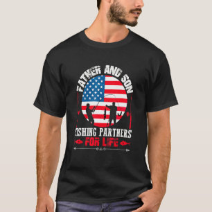 Father And Son Fishing Partners For Life T-Shirt