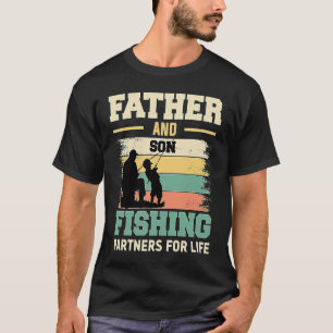 Father and son fishing partners for life T-Shirt