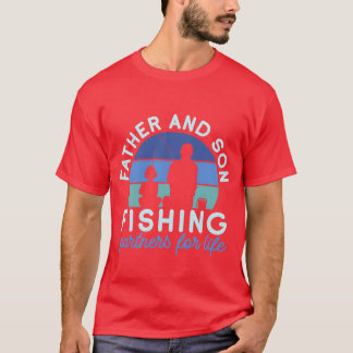 Father And Son Fishing Partners For Life vintage T-Shirt
