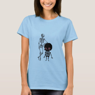 Father and son funny skeleton T-Shirt