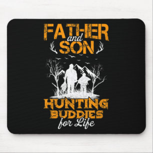 Father and son hunting buddies for life gift for D Mouse Pad