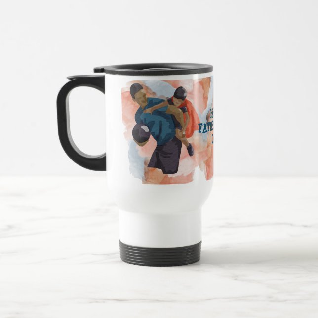 FATHER AND SON PLAYTIME READ TIME Mug (Left)