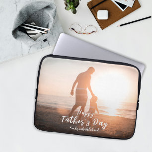 Father And Son Unbreakable Bond Father's Day Gifts Laptop Sleeve
