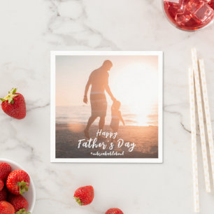 Father And Son Unbreakable Bond Father's Day Gifts Napkin