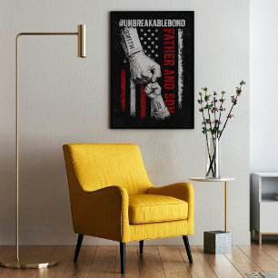 Father And Son Unbreakable Bond Father's Day Gifts Poster