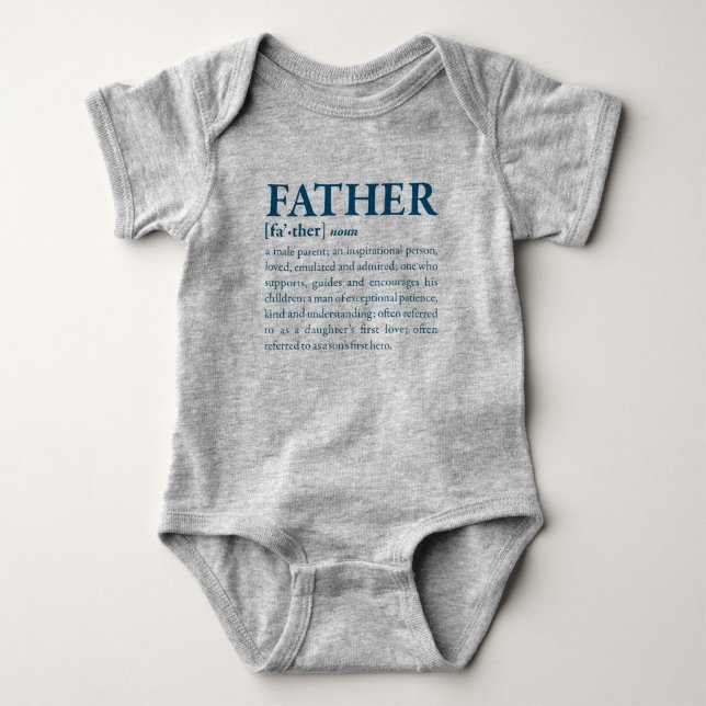 Father Baby Bodysuit (Front)