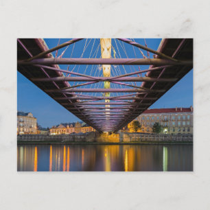 Father Bernatek's Bridge, Krakow, Poland Postcard