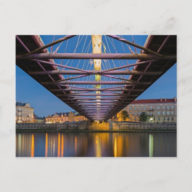 Father Bernatek's Bridge, Krakow, Poland Postcard (Front)