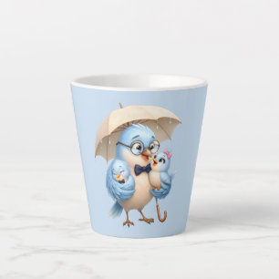 Father Bird Latte Cup Cozy Morning Drinkware
