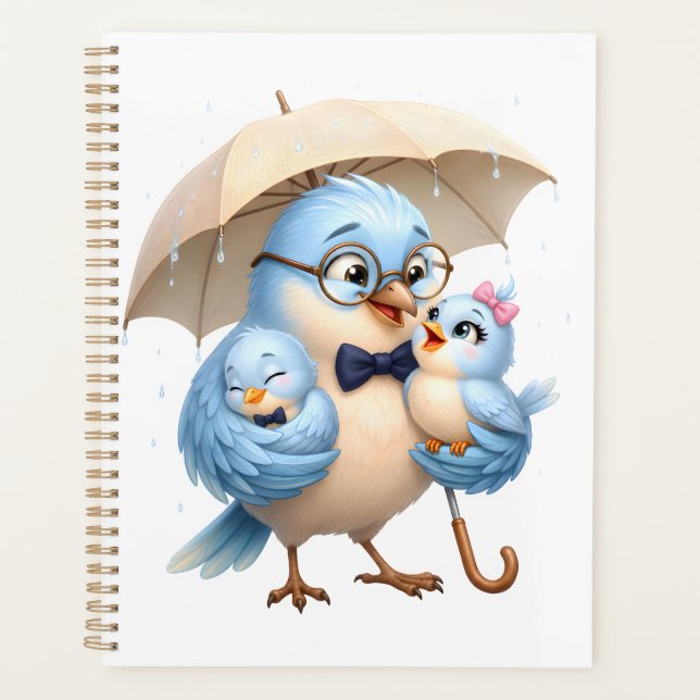 Father Bird Planner Dad Organization (Front)