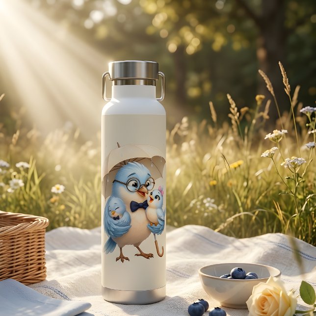Father Bird Sports Bottle Dad Gift (Creator Uploaded)