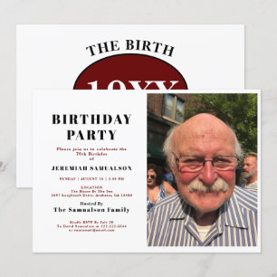 Father Birthday Photo Template Legend Name Year