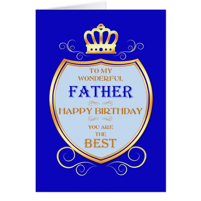 Father Birthday with Shield (Front)