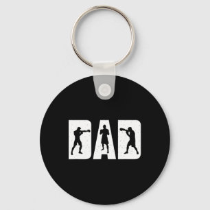 Father Boxing Competition Training Boxing Club Dad Keychain