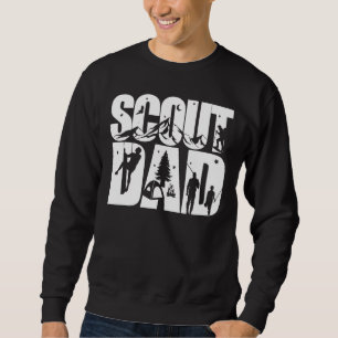 Father Camping Scout Mom Campfire Men Sweatshirt