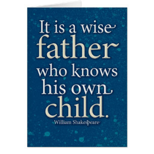 Father Card  -Shakespeare