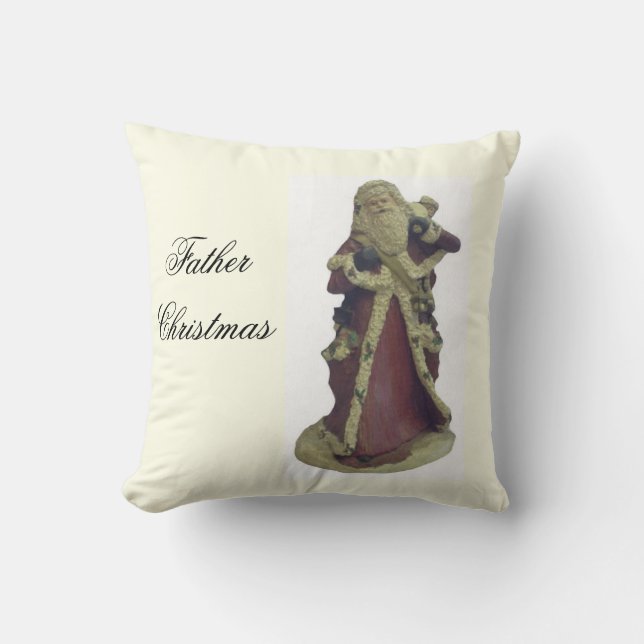 FATHER CHRISTAS  THROW PILLOW (Front)