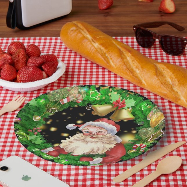 Father Christmas: A Festive Icon Paper Plate (Picnic)