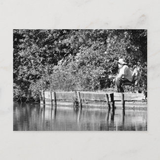 Father Christmas day off Holiday Postcard