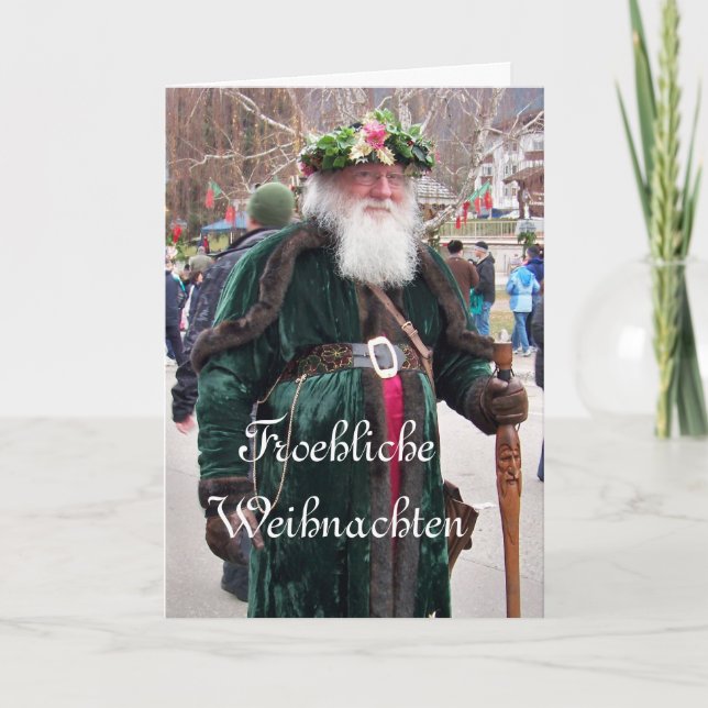 Father Christmas Holiday Card (Front)