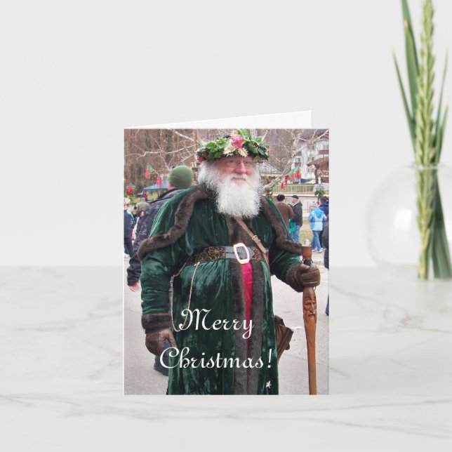 Father Christmas Holiday Card (Front)