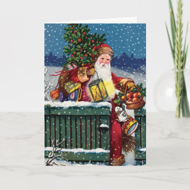 Father Christmas Holiday Card (Front)