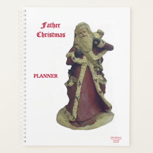 "FATHER CHRISTMAS" PLANNER  (Front)