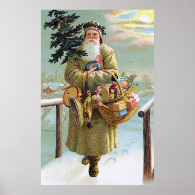 Father Christmas Poster (Front)