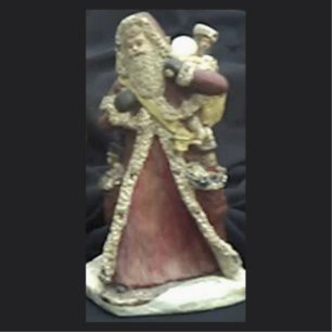 "FATHER CHRISTMAS" STATUE STANDING PHOTO SCULPTURE