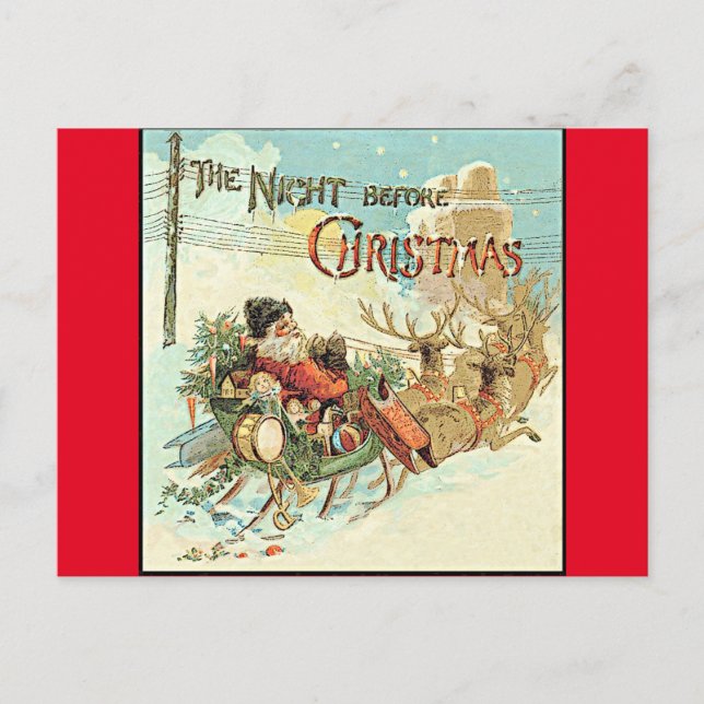 Father Christmas Vintage Santa Claus Postcard (Front)