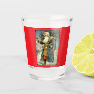 FATHER CHRISTMAS VINTAGE SANTA SHOT GLASS