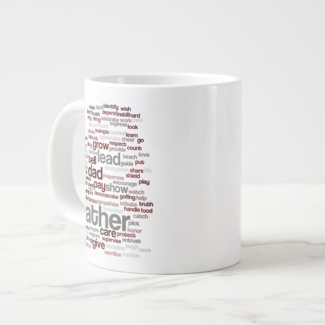 Father Cloud Word Mug (Front Left)