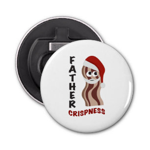 Father Crispness! Bacon Bottle Opener