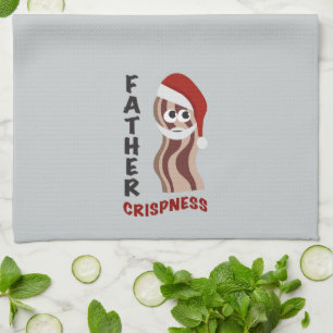 Father Crispness! Bacon Kitchen Towel