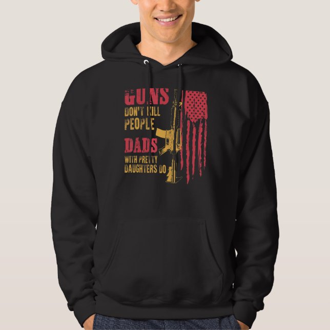 Father Daughter  Father's Day Dad Hoodie (Front)