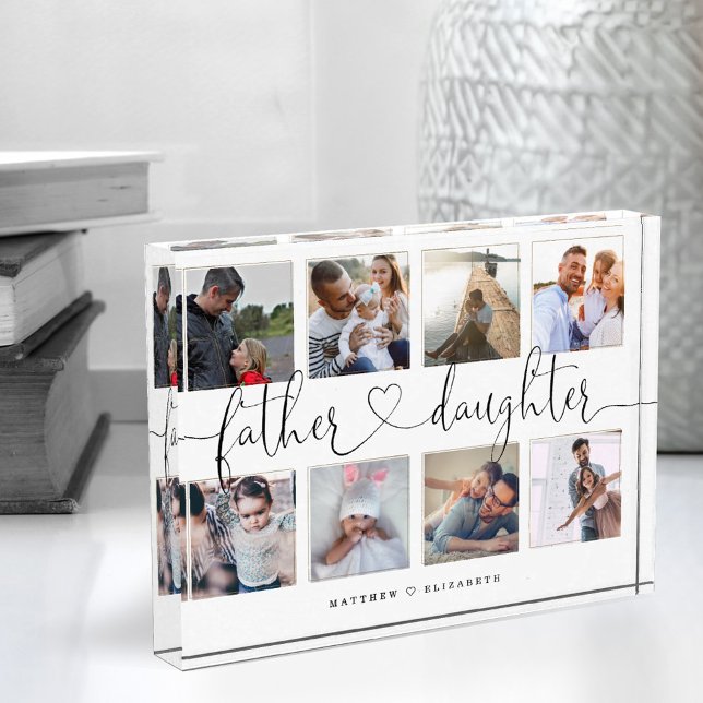 Father Daughter Heart Script | Photo Grid Collage (Creator Uploaded)