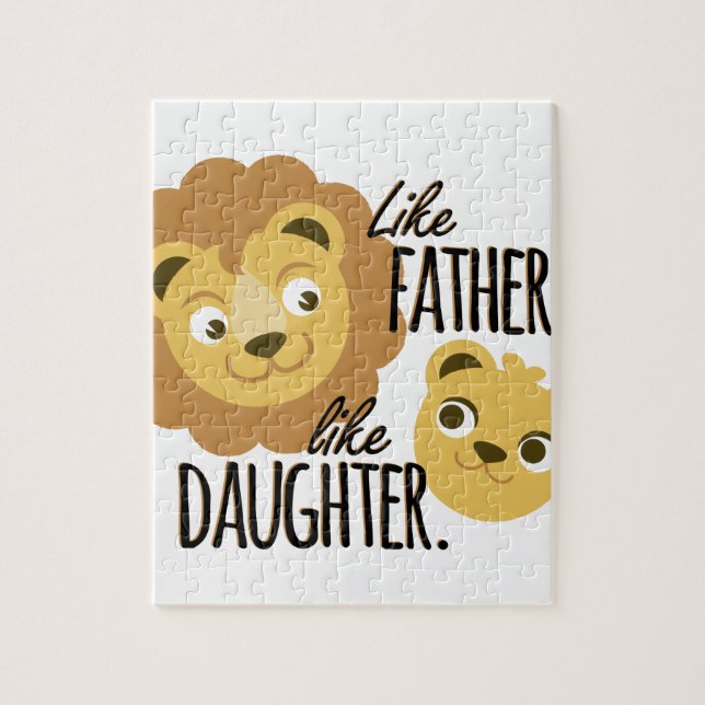 Father Daughter Jigsaw Puzzle (Vertical)