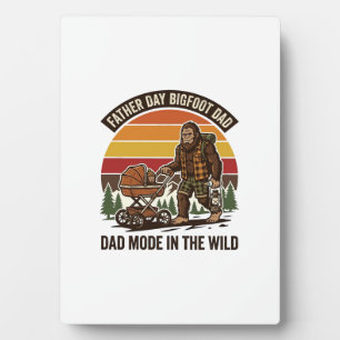 Father Day Bigfoot Dad Shirt Camping Legend Father Plaque