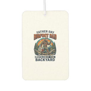 Father Day Bigfoot Dad Shirt Snacks Hero Funny Gif Air Freshener