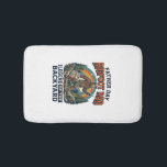 Father Day Bigfoot Dad Shirt Snacks Hero Funny Gif Bath Mat<br><div class="desc">Father Day Bigfoot Dad Shirt Snacks Hero Funny Gift Distressed Apparel_1</div>