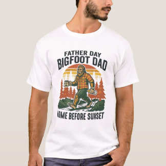 Father Day Bigfoot Dad Shirt The Man The Myth The