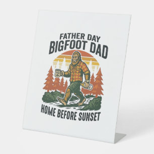 Father Day Bigfoot Dad Shirt The Man The Myth The Pedestal Sign