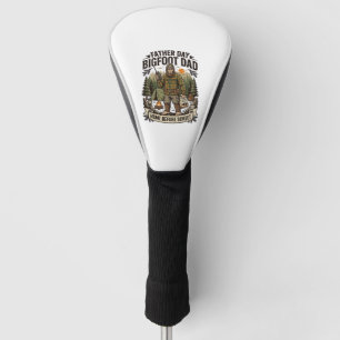 Father Day Bigfoot Dad Shirt Woodland Papa Retro G Golf Head Cover