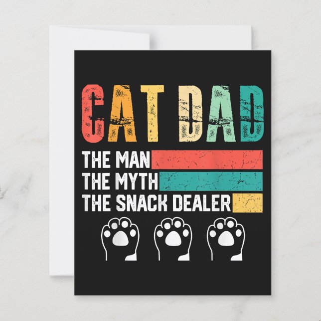 Father Day Cat Dad (Front)