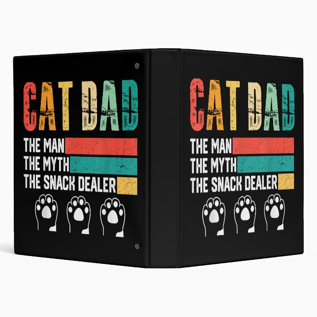 Father Day Cat Dad Binder (Background)