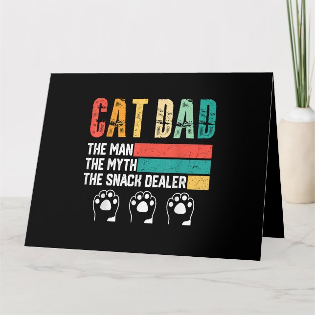 Father Day Cat Dad Card (Front)