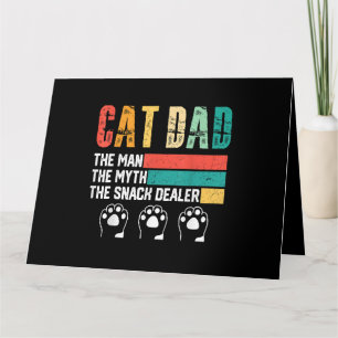 Father Day Cat Dad Card