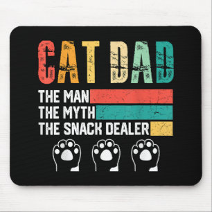 Father Day Cat Dad Mouse Pad
