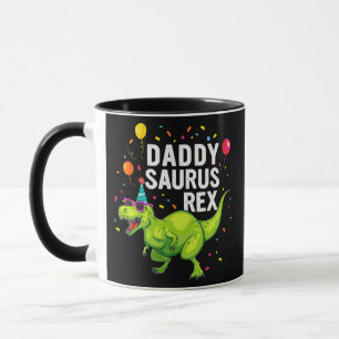 Father Day Daddysaurus T Rex Dinosaur Daddy Mug